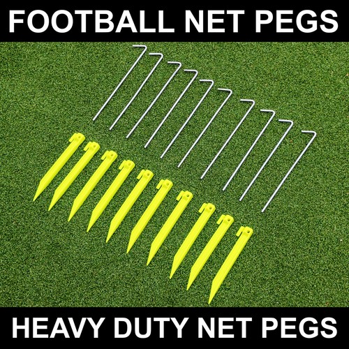 Football goal net pegs - net,