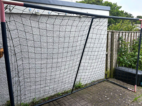 Football training goal with - training,