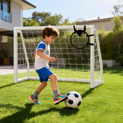 Folding soccer goal - folding,